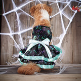 Spooky Tutu Dress for Small Dogs - Double-Layer Halloween Pet Skirt
